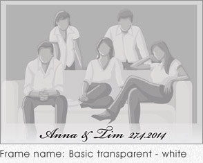 Basic Transparent - white