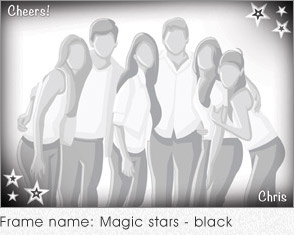 Magic Stars - black